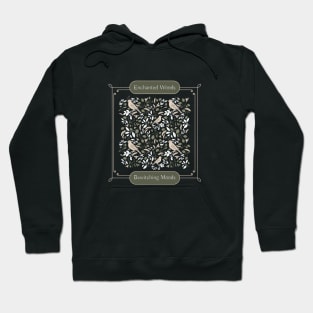 Cottagecore Nature Pattern Hoodie